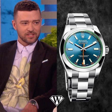 justin timberlake rolex